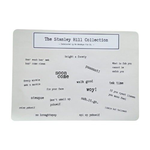 Stanley Hill Collection (Typewriter)  - Sticker Sheet
